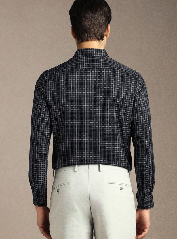 LOUIS PHILIPPE Checked Regular Fit Formal Shirt