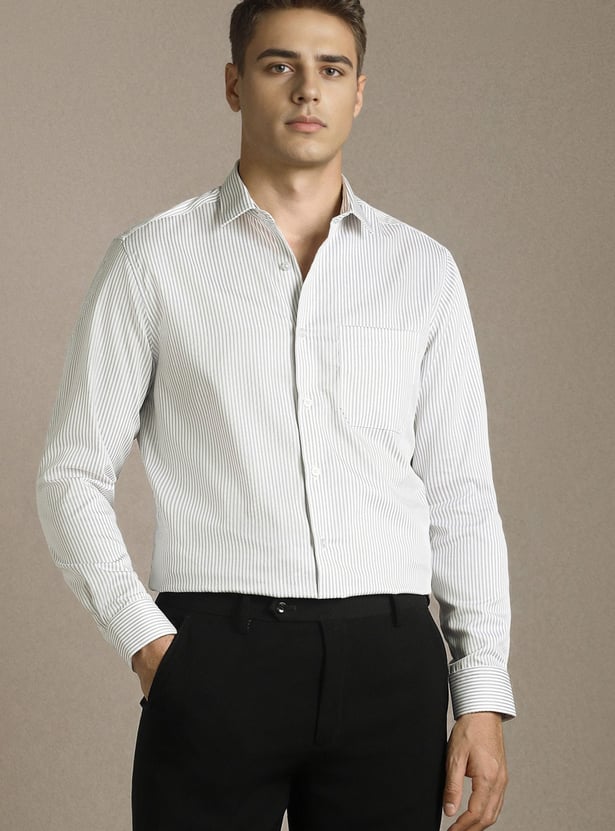 LOUIS PHILIPPE Striped Regular Fit Formal Shirt