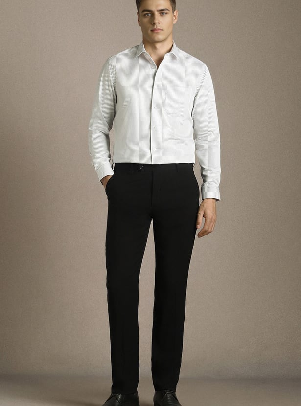 LOUIS PHILIPPE Striped Regular Fit Formal Shirt