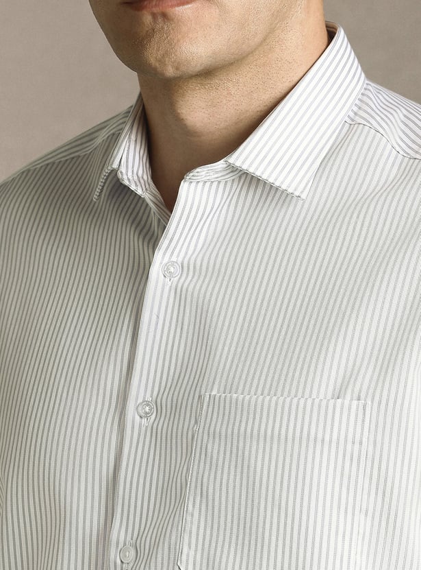 LOUIS PHILIPPE Striped Regular Fit Formal Shirt