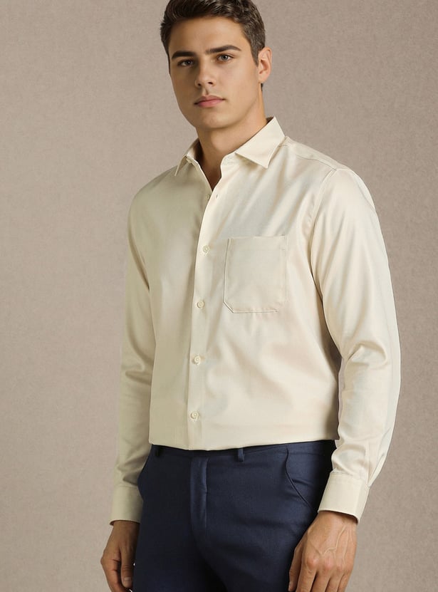 LOUIS PHILIPPE Solid Regular Formal Shirt