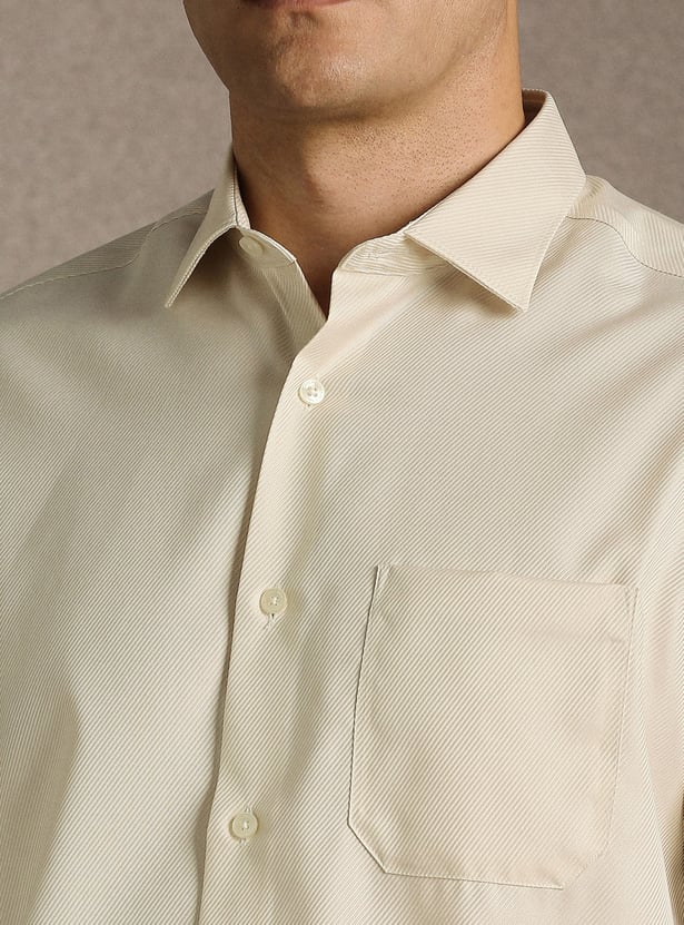 LOUIS PHILIPPE Solid Regular Formal Shirt