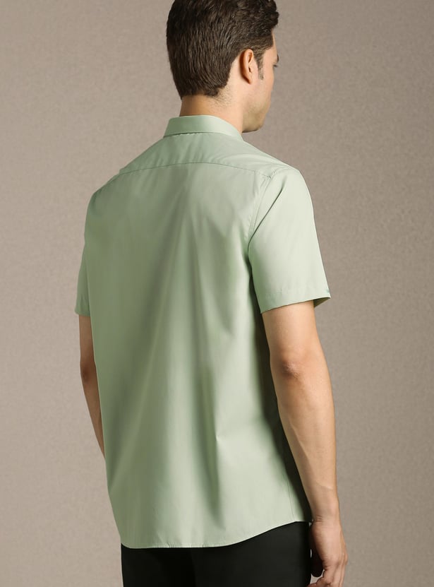 LOUIS PHILIPPE Solid Regular Fit Formal Shirt