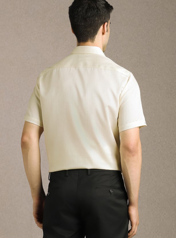 LOUIS PHILIPPE Solid Regular Fit Formal Shirt