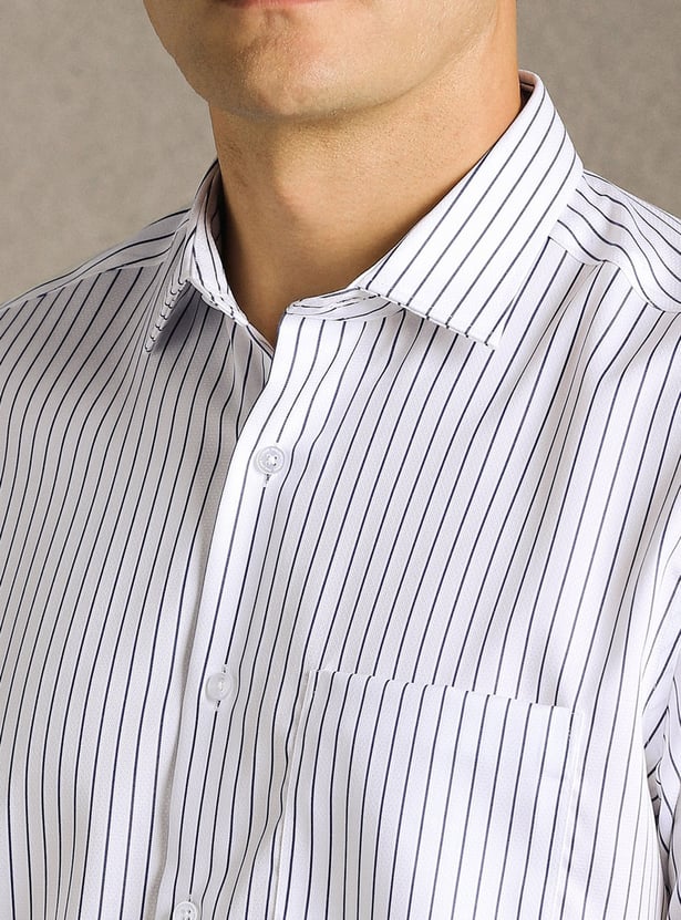 LOUIS PHILIPPE Striped Regular Fit Formal Shirt