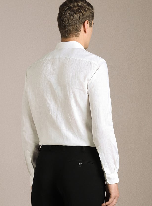 LOUIS PHILIPPE Solid Regular Fit Formal Shirt