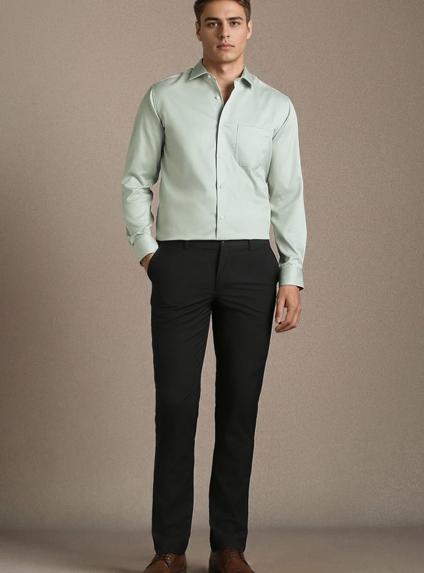 LOUIS PHILIPPE Solid Regular Formal Shirt