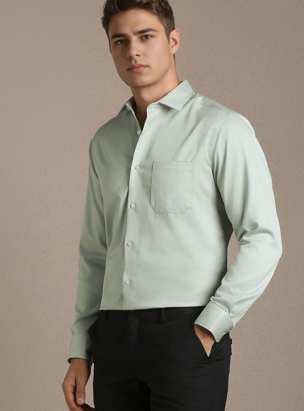 LOUIS PHILIPPE Solid Regular Formal Shirt
