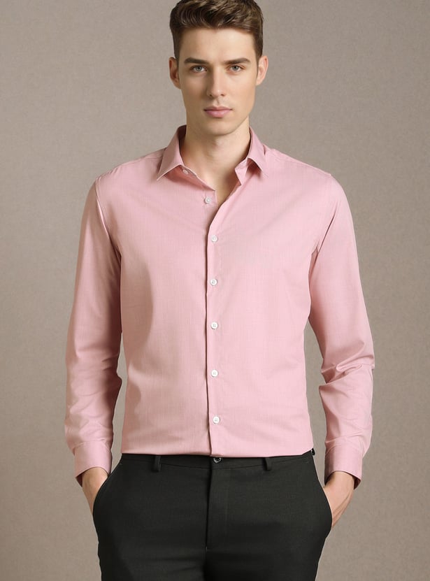 LOUIS PHILIPPE Solid Slim Fit Formal Shirt