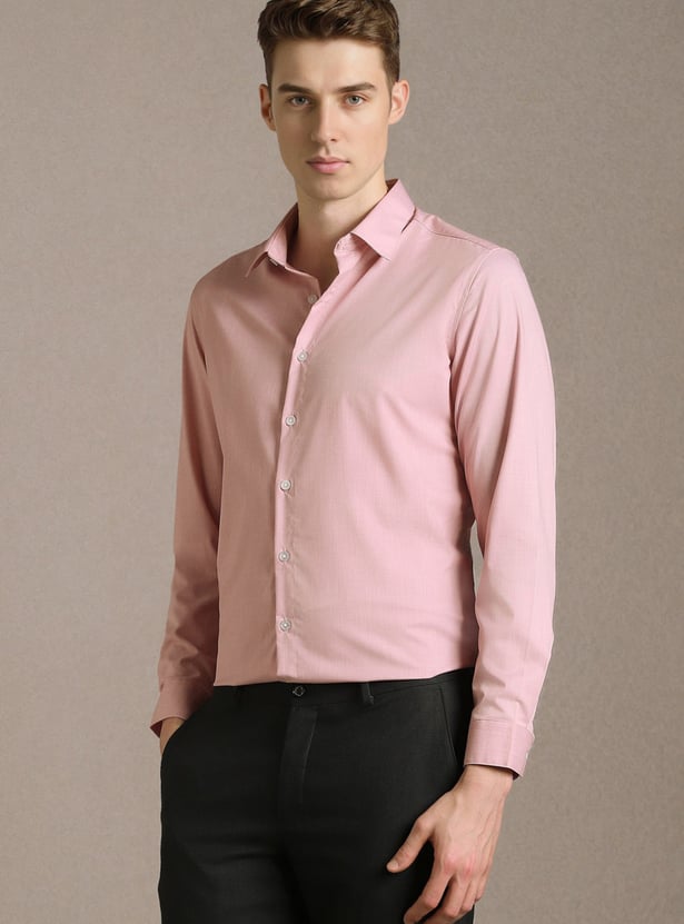 LOUIS PHILIPPE Solid Slim Fit Formal Shirt