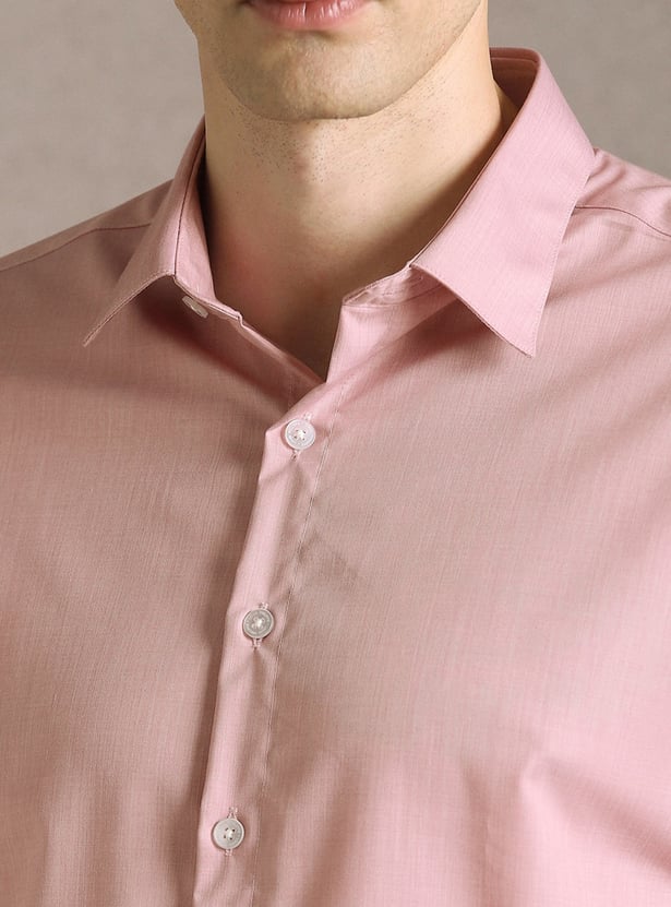 LOUIS PHILIPPE Solid Slim Fit Formal Shirt