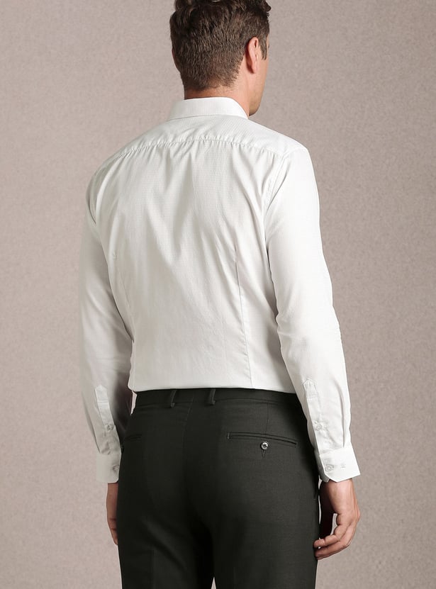 LOUIS PHILIPPE Solid Slim Fit Formal Shirt