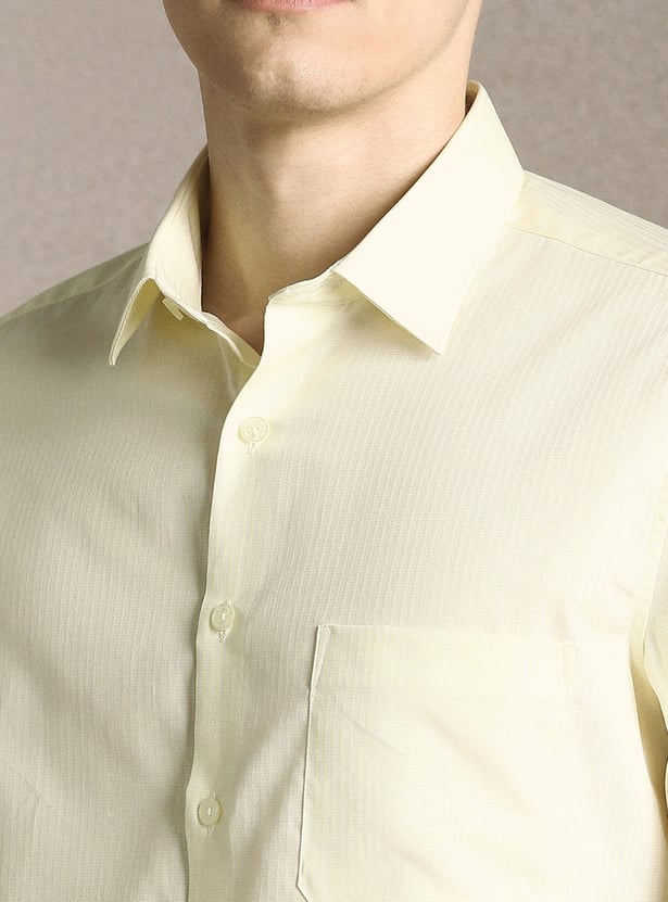 LOUIS PHILIPPE Solid Slim Fit Formal Shirt