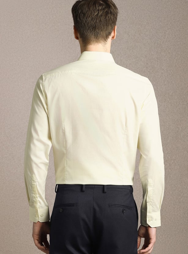 LOUIS PHILIPPE Solid Slim Fit Formal Shirt