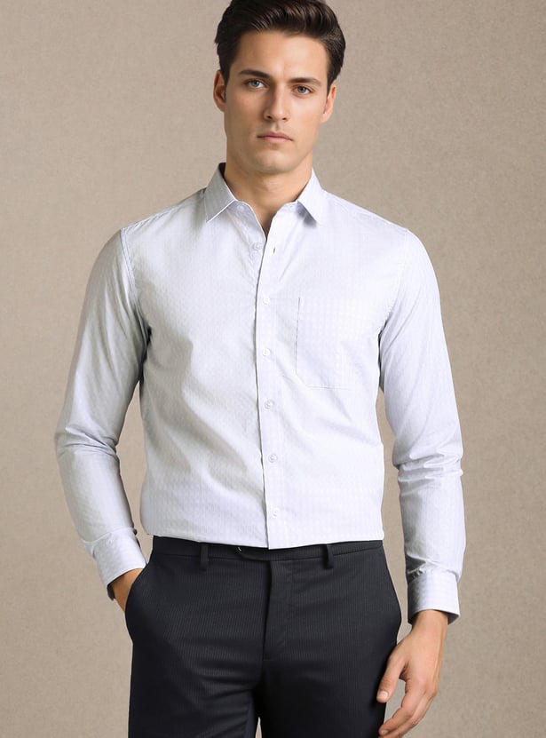 LOUIS PHILIPPE Checked Slim Formal Shirt
