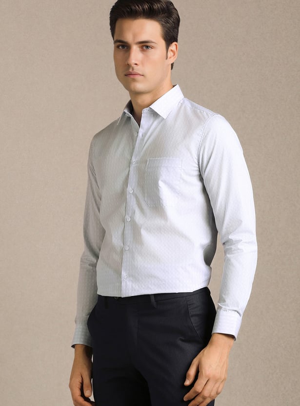 LOUIS PHILIPPE Checked Slim Formal Shirt