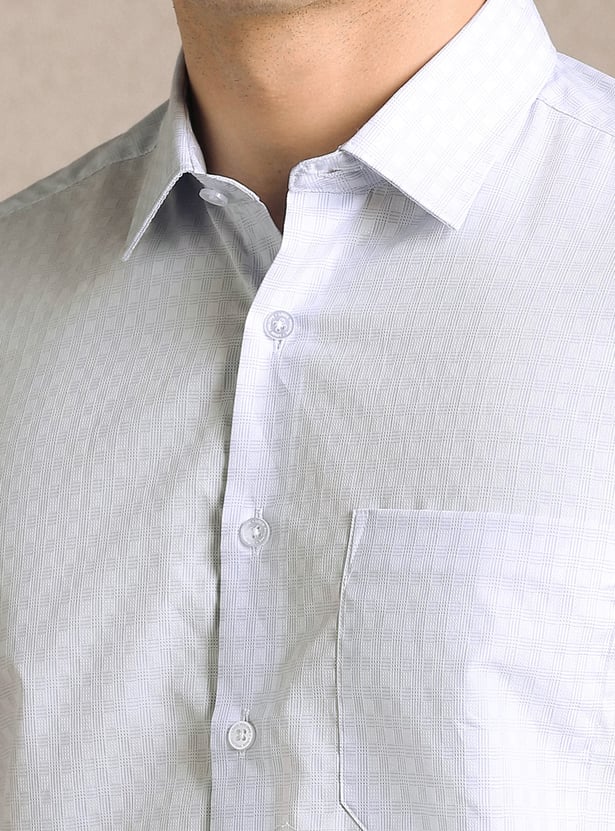 LOUIS PHILIPPE Checked Slim Formal Shirt