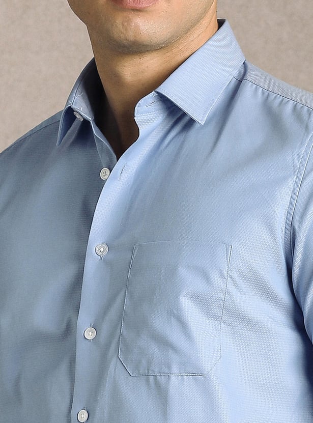 LOUIS PHILIPPE Solid Slim Fit Formal Shirt