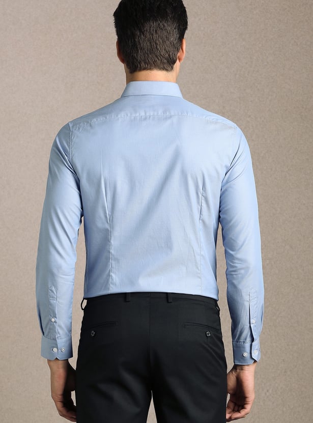 LOUIS PHILIPPE Solid Slim Fit Formal Shirt