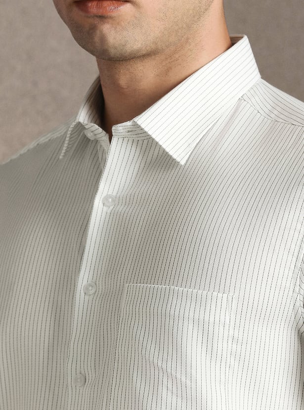 LOUIS PHILIPPE Striped Slim Fit Formal Shirt