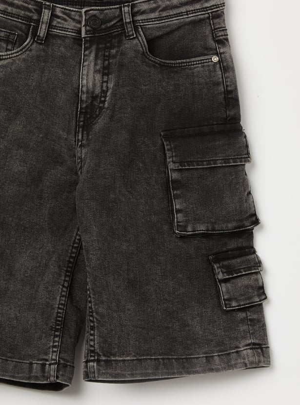 ALLEN SOLLY Boys Cargo Shorts