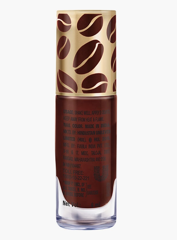 LAKME 9to5 Overtime Shine Coffee Edit Nail Colour - Americano Edge - 6ml