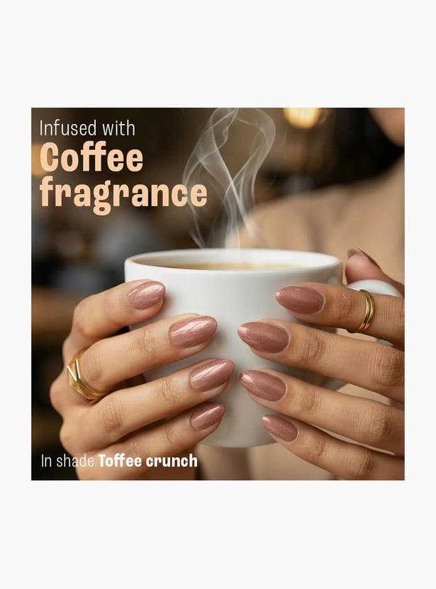 LAKME 9to5 Overtime Shine Coffee Edit Nail Colour - Toffee Crunch - 6ml