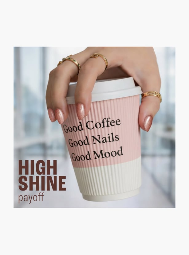 LAKME 9to5 Overtime Shine Coffee Edit Nail Colour - Toffee Crunch - 6ml