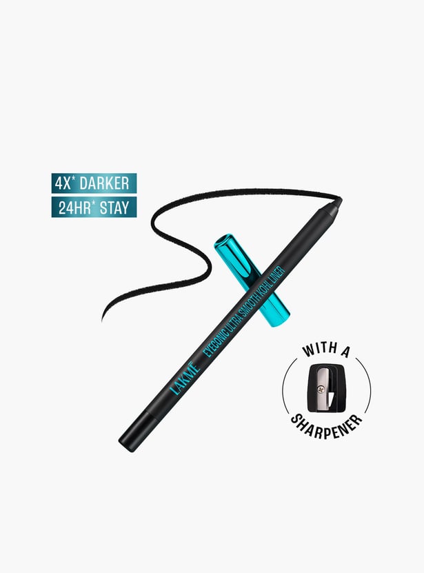 LAKME 9to5 Eyeconic Ultra Smooth Kohl Liner - Intense Black - 1.2g
