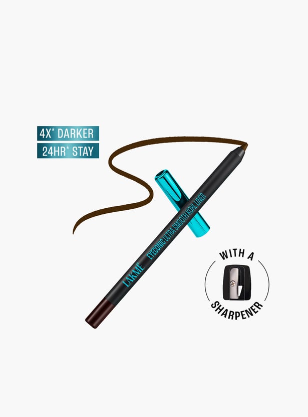 LAKME 9to5 Eyeconic Ultra Smooth Kohl Liner - Intense Brown - 1.2g