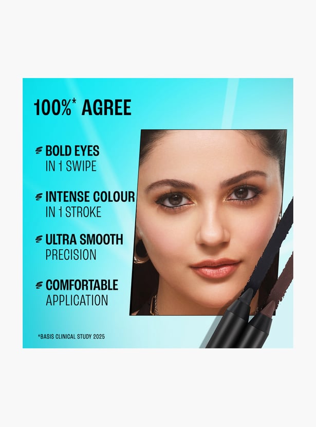 LAKME 9to5 Eyeconic Ultra Smooth Kohl Liner - Intense Brown - 1.2g