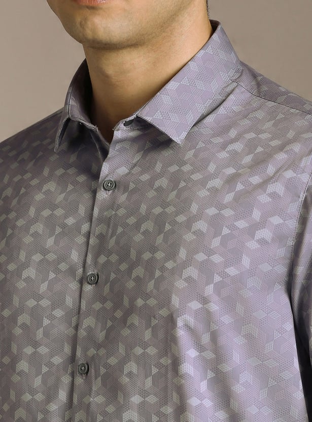 LOUIS PHILIPPE Textured Slim Fit Formal Shirt