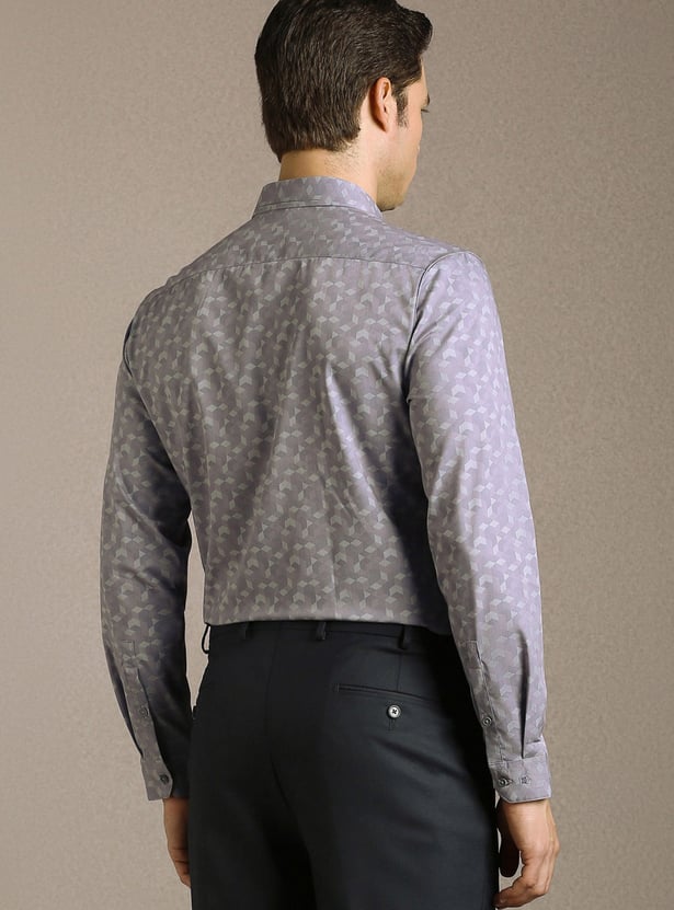 LOUIS PHILIPPE Textured Slim Fit Formal Shirt