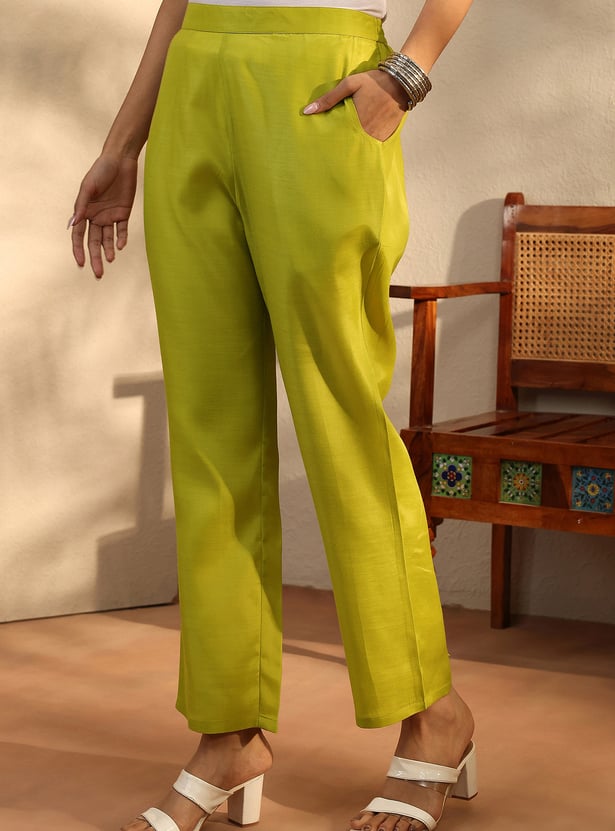 LIBAS Ethnic Motif Straight Kurta Set