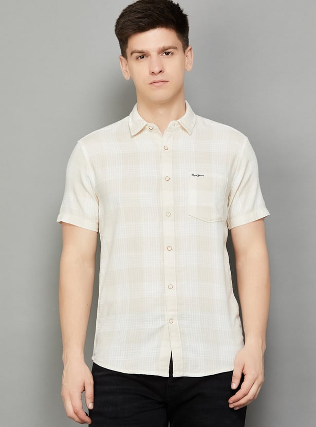 PEPE JEANS Checked Regular Fit Shirt