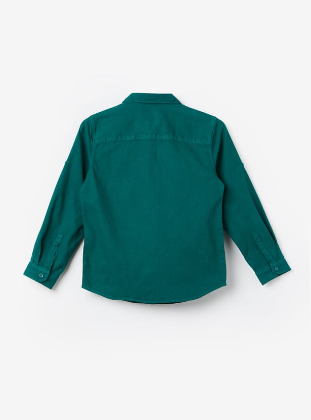 ALLEN SOLLY Boys Solid Shirt