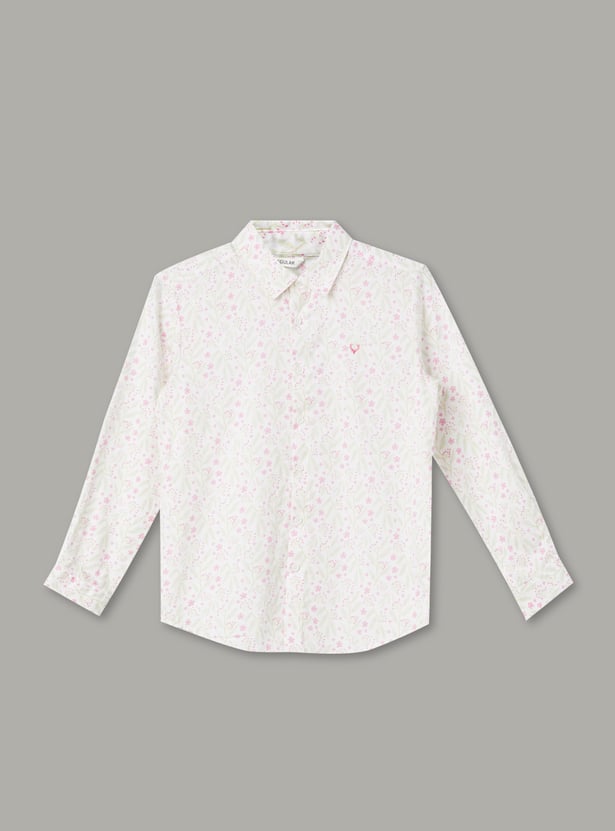 ALLEN SOLLY Boys Printed Shirt