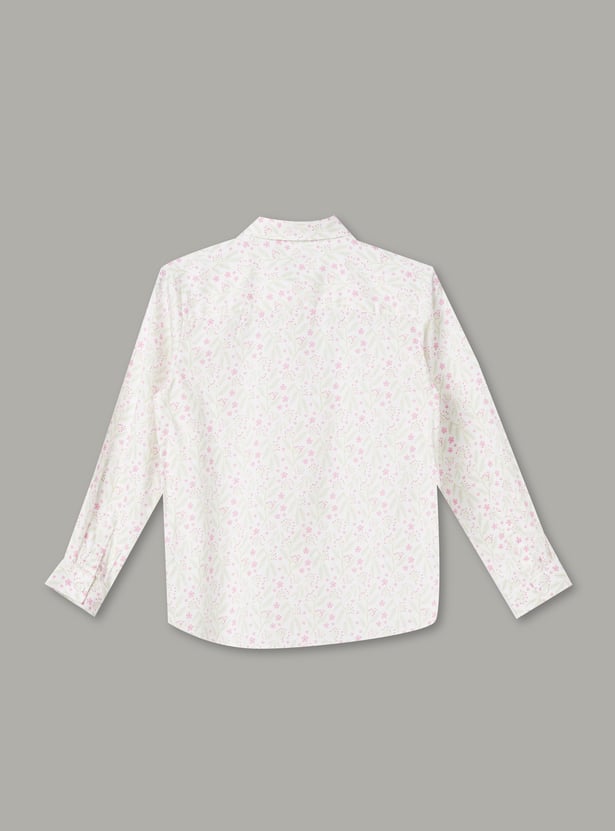 ALLEN SOLLY Boys Printed Shirt