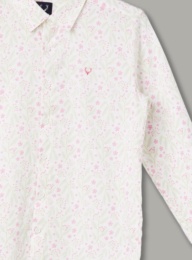 ALLEN SOLLY Boys Printed Shirt
