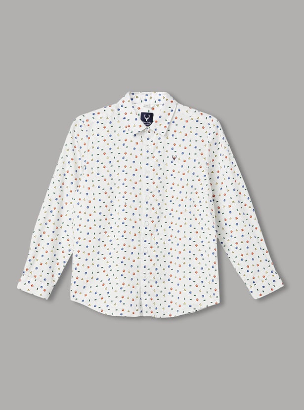 ALLEN SOLLY Boys Printed Shirt