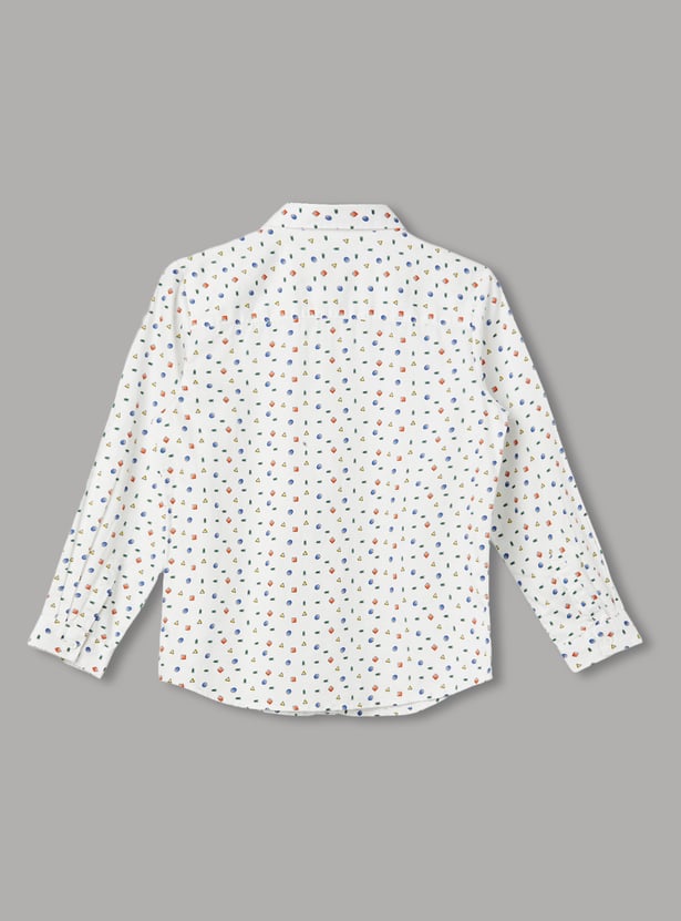 ALLEN SOLLY Boys Printed Shirt