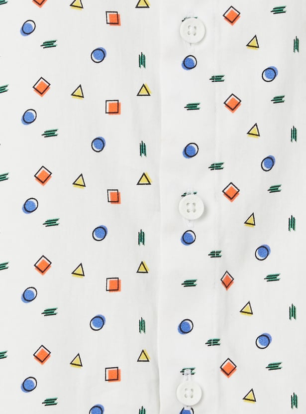 ALLEN SOLLY Boys Printed Shirt