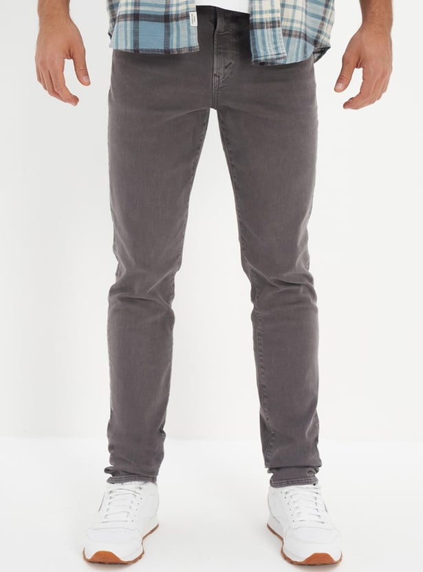 AMERICAN EAGLE Washed Slim Tapered Jeans