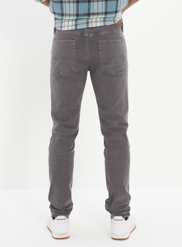AMERICAN EAGLE Washed Slim Tapered Jeans