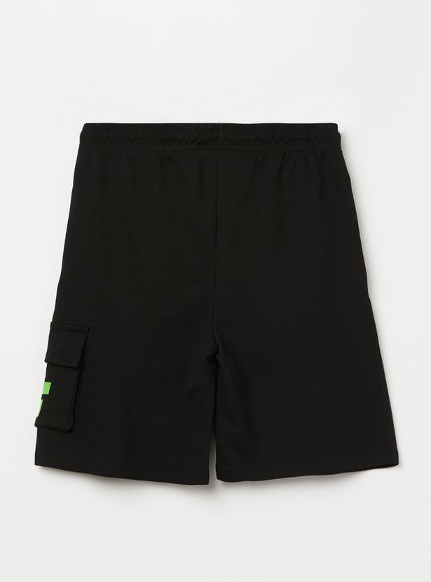 KIDSVILLE Boys Minecraft Printed Shorts