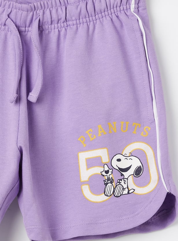 KIDSVILLE Peanuts Print Shorts