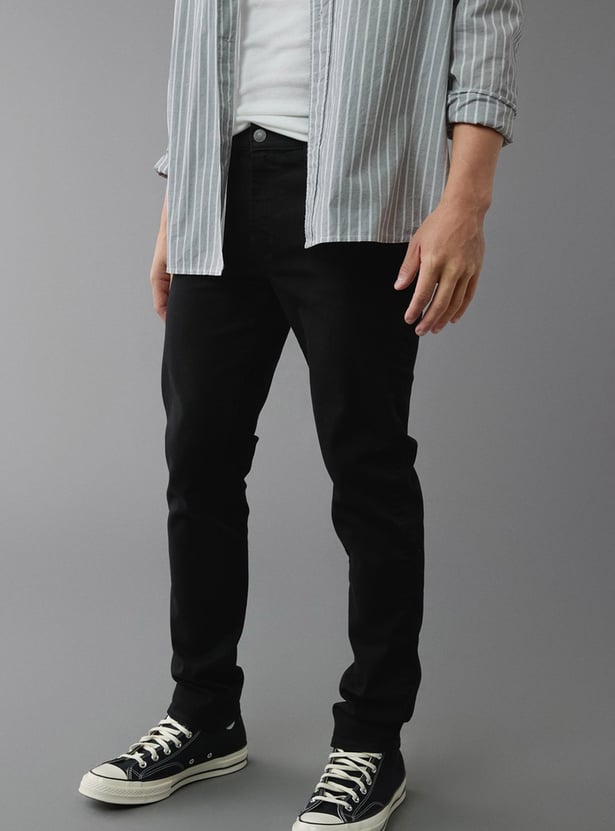 AMERICAN EAGLE Washed Slim Tapered Jeans