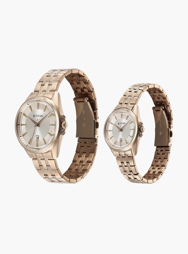 TITAN Modern Bandhan VIII Couple Analog Watch Set - 9401594215WM01