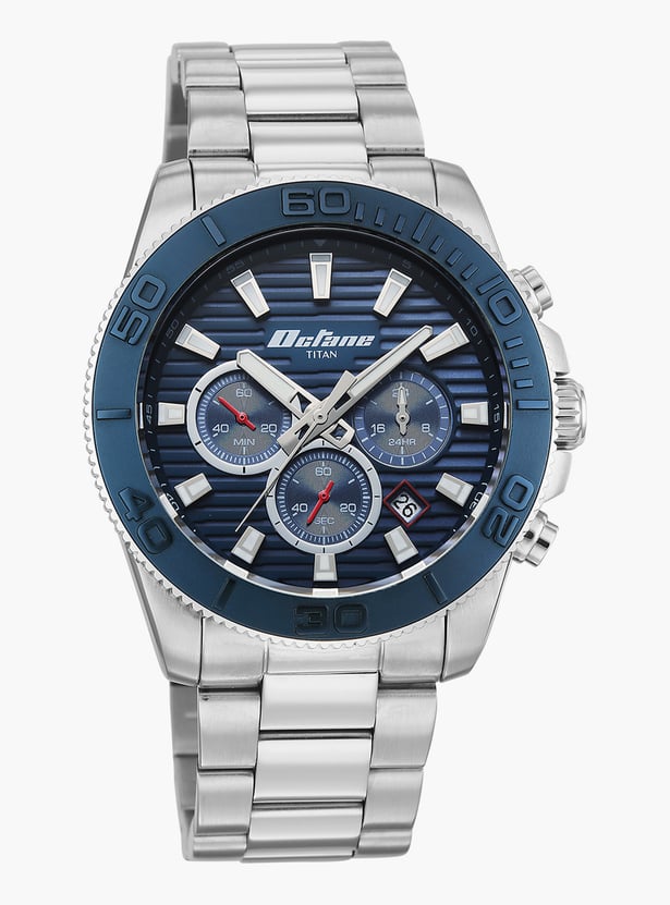 TITAN Octane Gridline Chronograph Watch-90239KM01