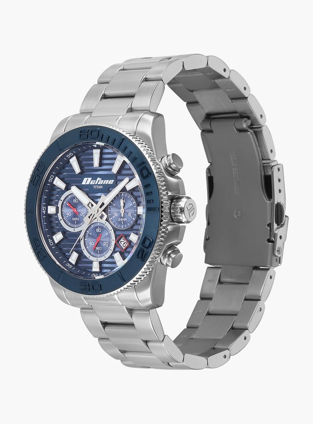 TITAN Octane Gridline Chronograph Watch-90239KM01